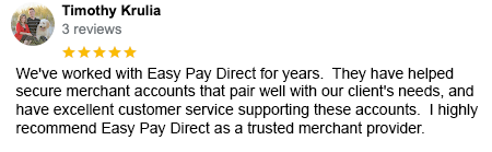 Easy Pay Direct Client Testimonial